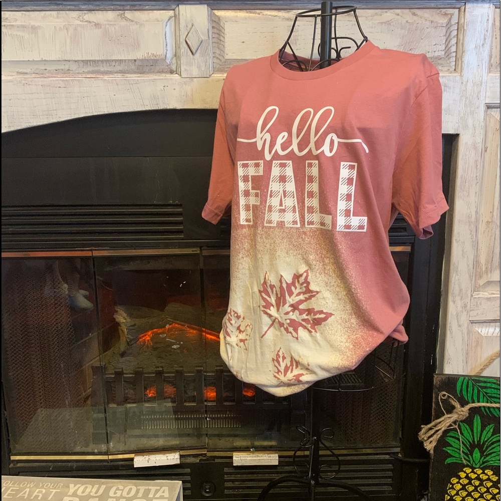 Hello fall graphic tee